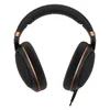 Sennheiser HD 505 open-back headphones in Copper, front view of the open ear cups and headband