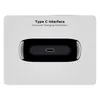 boAt Airdopes 163 true wireless earbuds in Pebble Black, charging case with the USB Type-C port