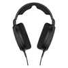 Sennheiser HD 660S2 open-back audiophile headphones in Black, front view of the open ear cups and headband