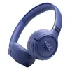 JBL Tune 680NC wireless on-ear noise cancelling headphones in Blue, angled view of the headphones