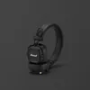 Marshall Major IV wireless on-ear headphones in Black, ear cup with the Marshall script logo
