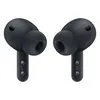 Samsung Galaxy Buds 4 Pro noise cancelling earbuds in Black, inner side of both earbuds with the ear tips