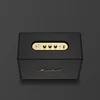 Marshall Woburn III Bluetooth home speaker in Black, angled top view