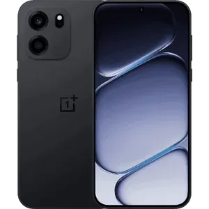 OnePlus Nord CE6 in Pitch Black, back and front views, showing the dual camera and the 6.78-inch screen