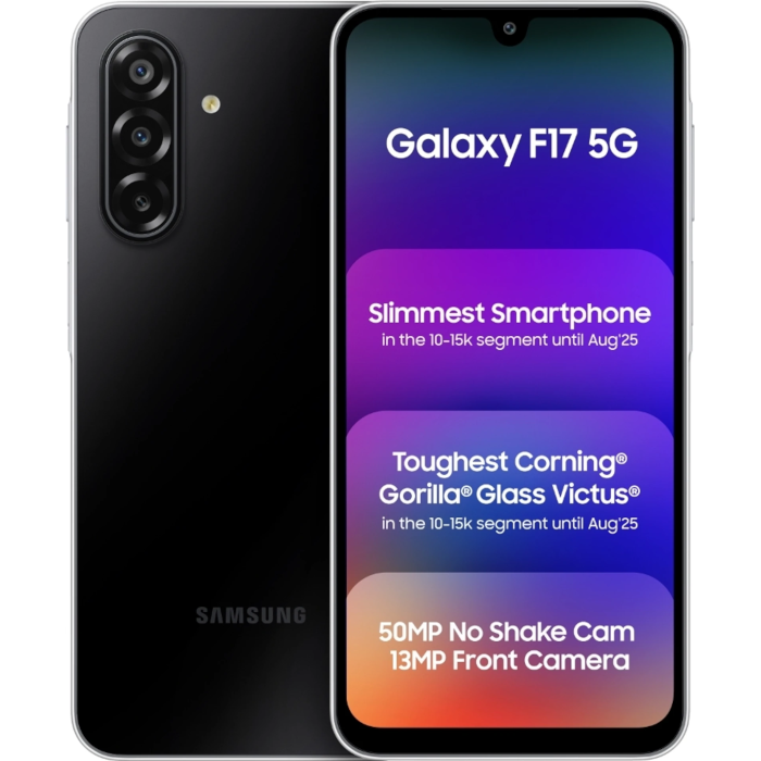 Galaxy F17 5G, 8/128GB, Neo Black