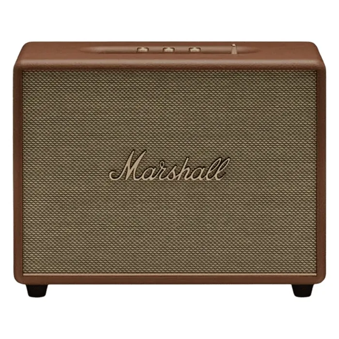 Marshall Woburn III Bluetooth home speaker in Brown, front view