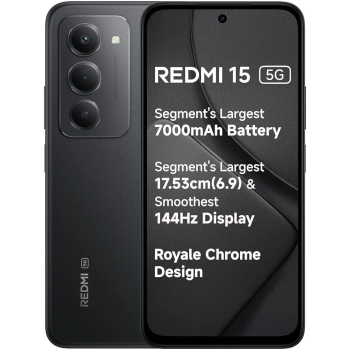 Redmi 15 5G 8/128GB Midnight Black
