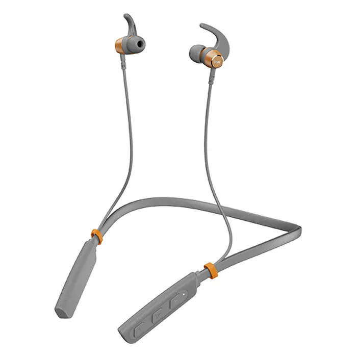 boAt Rockerz 238 Pro wireless neckband earphones in Ash Grey, full neckband with the integrated remote and earbuds