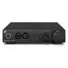 Sennheiser HDV 820 headphone amplifier and DAC in Black, angled front view