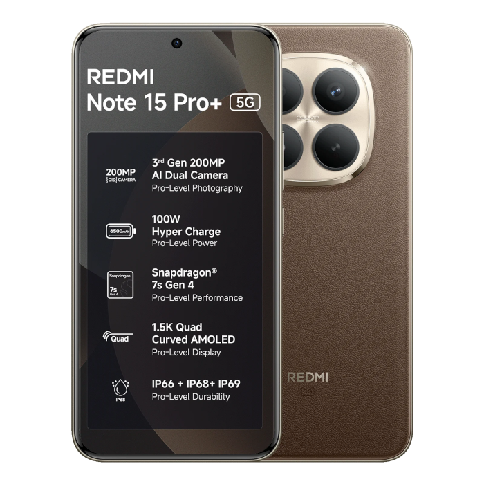 Redmi Note 15 Pro+ 5G, 12/256GB, Coffee Mocha