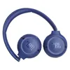 JBL Tune 680NC wireless on-ear noise cancelling headphones in Blue, ear cups folded flat