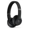 Beats Solo 4 on-ear wireless headphones in Matt Black, angled front view