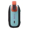JBL Go 4 portable Bluetooth speaker in Black and Orange, side view with USB-C charging port