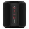 boAt Stone 352 portable Bluetooth speaker in Raging Black, front view of the button strip