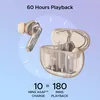 boAt Airdopes 191 ANC true wireless earbuds in Pellucid Orange, earbuds and case, up to 60 hours playback and ASAP Charge