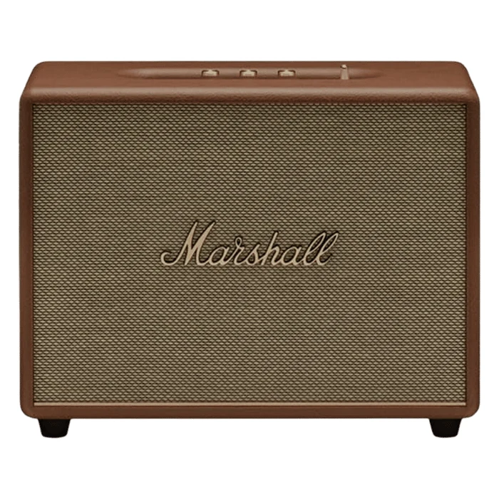 Marshall Woburn III Bluetooth home speaker in Brown, front view