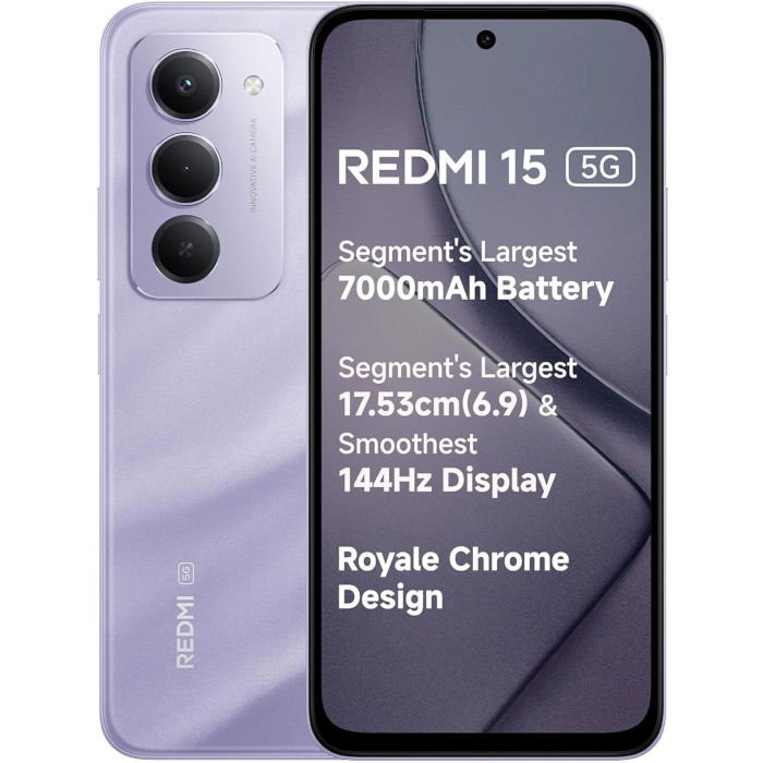 Redmi 15 5G, 8/128GB, Sandy Purple