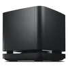 Bose Bass Module 500 wireless subwoofer in Black, low angled view of the front and side