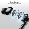 boAt Airdopes 111v2 true wireless earbuds in Classic Black, earbud cutaway showing the 13 mm driver