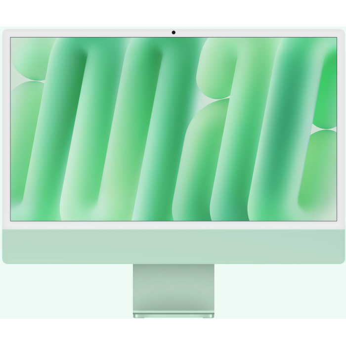 iMac 24-inch with Retina 4.5K display Apple M4 chip with 10‑core CPU and 10‑core GPU, 16GB, 512GB SSD - Green