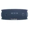 JBL Charge 6 portable Bluetooth speaker in Blue, top panel with power, Bluetooth, Auracast and playback buttons