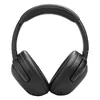 JBL Tour One M3 Smart Tx noise cancelling headphones in Black, back view with the ear cup buttons
