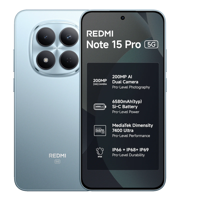 Redmi Note 15 Pro 5G, 8/128GB, Mirage Blue