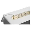 Marshall Acton II Bluetooth home speaker in White, AUX cable plugged into the 3.5 mm input