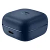 Sennheiser Accentum True Wireless noise cancelling earbuds in Blue, closed charging case