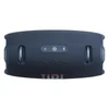 JBL Xtreme 4 portable Bluetooth speaker in Blue, top panel with Auracast, power and Bluetooth buttons