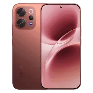 Vivo V70 Elite 5G in Passion Red, back and front views