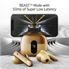 boAt Airdopes 181 Pro true wireless earbuds in Coral Bloom, earbuds and case with a phone, BEAST Mode with 50 ms low latency