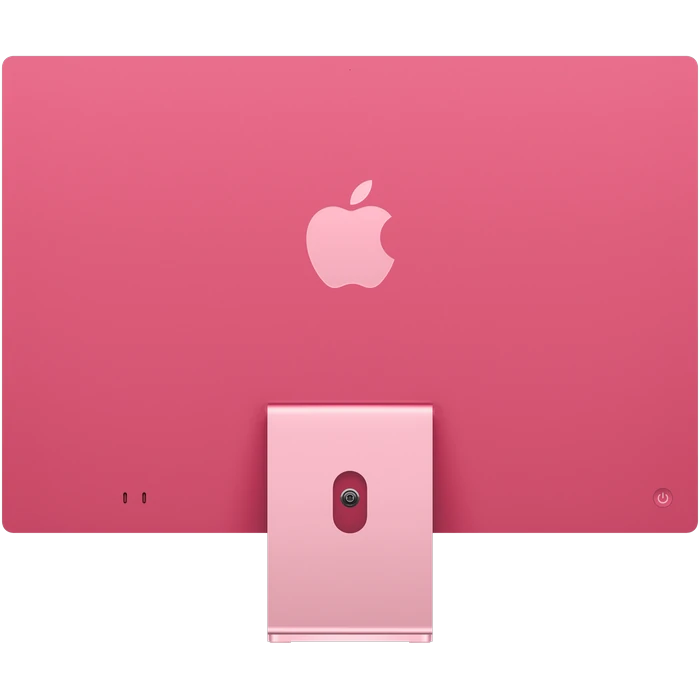 Apple iMac 24-inch M4 in Pink, back view