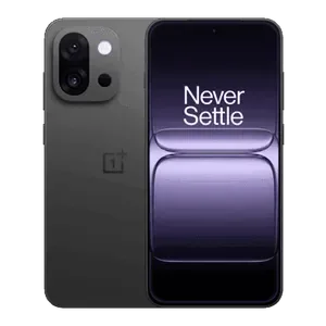 OnePlus 13s in Black Velvet, back and front views