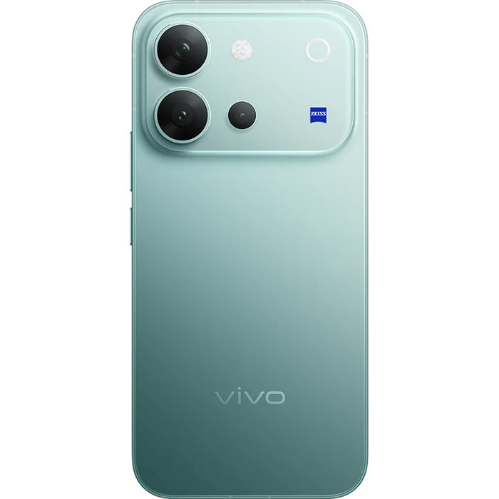 Vivo V80 5G in Horizon Blue, back view with the ZEISS camera module