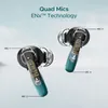 boAt Airdopes 141 ANC true wireless earbuds in Green, cutaway of both earbuds, four microphones with ENx