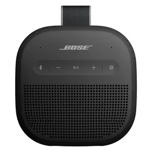 Bose SoundLink Micro (2nd Gen) portable Bluetooth speaker in Black, front view