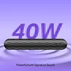 boAt Aavante Lyric 2.1 channel soundbar in Premium Black, front view of the soundbar