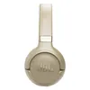 JBL Tune 680NC wireless on-ear noise cancelling headphones in Beige, left ear cup side view