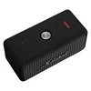 Marshall Emberton II portable Bluetooth speaker in Black and Steel, angled top view
