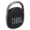 JBL Clip 4 portable Bluetooth speaker in Black, angled front view