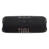 JBL Flip 7 portable Bluetooth speaker in Black, top panel with volume and play buttons