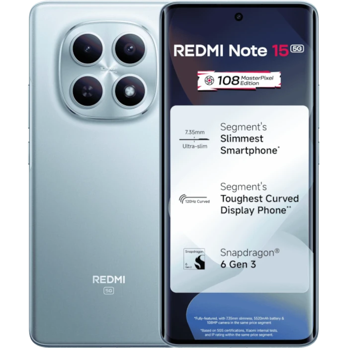 Redmi Note 15 5G 8/256GB Glacier Blue