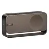 Bose SoundLink Home Bluetooth speaker in Warm Wood, angled view with the USB-C port on the left side