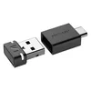 Sennheiser BTD 600 USB Bluetooth audio dongle in Black, dongle and USB-C adapter apart