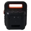 boAt Party Pal 23 Bluetooth party speaker in Black, back view with the USB, AUX and MIC ports
