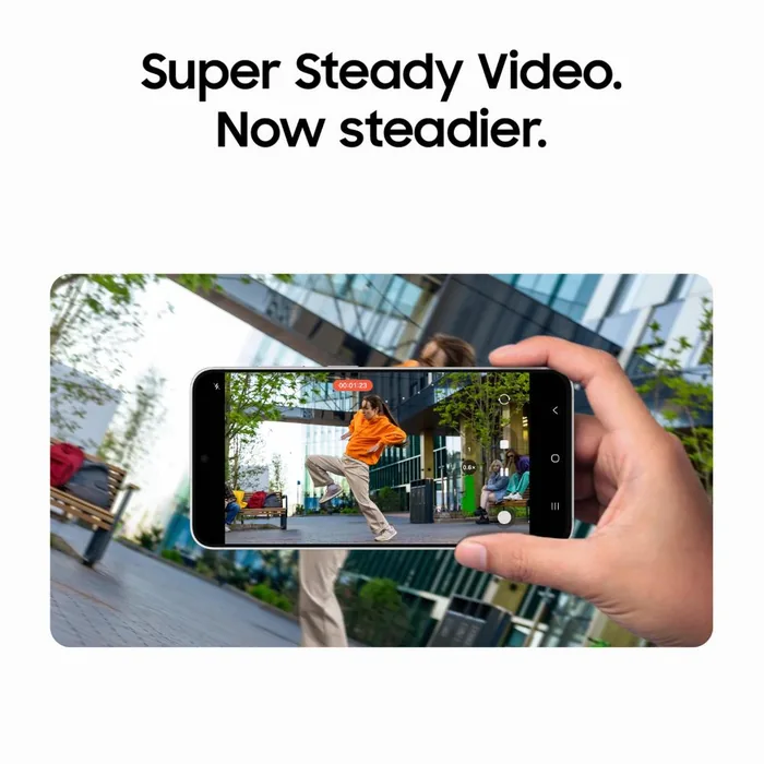 Samsung Galaxy S26 FE recording with Super Steady Video