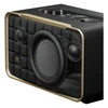 JBL Authentics 200 smart home speaker in Black, cutaway showing tweeters, woofer and passive radiator