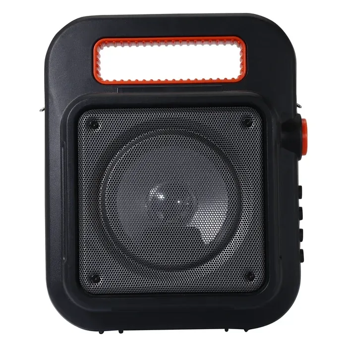boAt Party Pal 23 Bluetooth party speaker in Black, front view