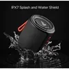 boAt Stone 352 portable Bluetooth speaker in Raging Black, in a water splash, IPX7 rated